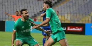 محمد الشامي يحرز هدف التقدم للمصري في شباك الزمالك