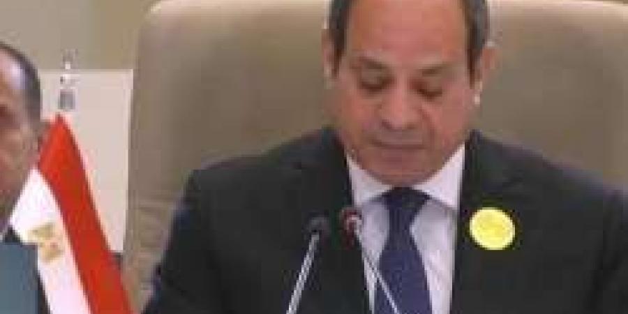 الرئيس السيسي: مستقبل المنطقة والعالم على مفترق طرق في ظل استمرار الحرب على غزة ولبنان