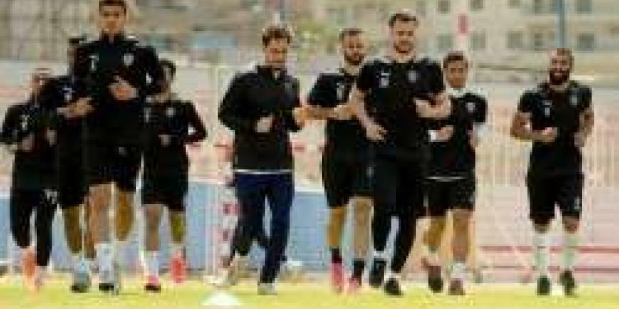 الزمالك يواصل تدريباته استعدادا لمباراة المصري في الدوري