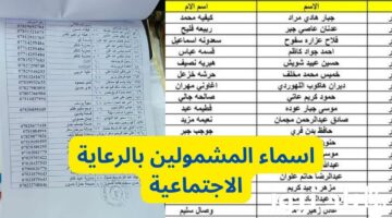 استعلم هنا.. أسماء المشمولين بالرعاية الاجتماعية في العراق بالرابط مباشر