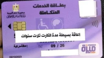 بطاقة الخدمات المتكاملة 2024.. كيفية الحصول علي سيارة معاقين والاوراق المطلوبة