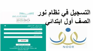 خطوات التقديم في الصف الأول الابتدائي عبر نظام نور