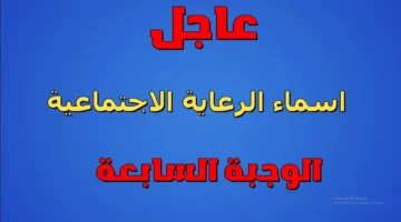 الكشف بالكامل هنا.. اسماء المشمولين في الرعاية الاجتماعية الوجبة السابعة على منصة مظلتي 2024