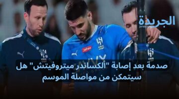 سقوط وحش الهلال.. صدمة بعد إصابة “ألكساندر ميتروفيتش” هل سيتمكن من مواصلة الموسم؟