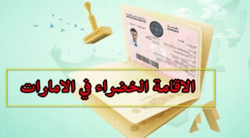 “لو انت صاحب عمل حر”.. اعرف سعر الإقامة الخضراء في الإمارات العربية المتحدة