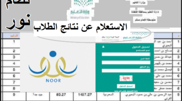 برقم الهوية استعلم عن نتائج الطلاب 1445 عبر نظام نور noor.moe.gov.sa