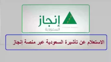 خطوات الاستعلام عن تأشيرة برقم الطلب 1445 عبر منصة إنجاز