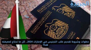 خطوات وشروط تقديم طلب التجنيس في الإمارات 2024.. كل ما تحتاج لمعرفته هنا!!