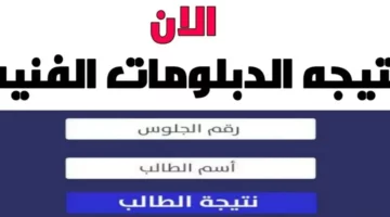 خطوات الاستعلام عن نتيجة الدبلومات الفنية 2024