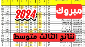 موعد ظهور نتائج الثالث المتوسط الدور الأول 2024 العراق وخطوات الاستعلام عن النتائج