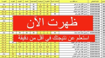 الان رابط مباشر نتائج السادس بالعراق محافظة دهوك 2024 دور اول