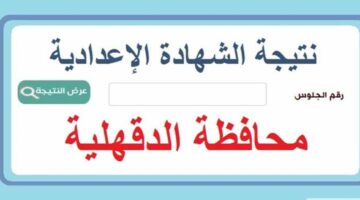 اطلع عليها الآن”.. رابط نتيجة الصف الثالث الإعدادى 2024 محافظة الدقهلية