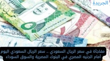 اعرف وصل كام ياحج.. سعر الريال السعودي اليوم أمام الجنيه المصري في البنوك المصرية والسوق السوداء