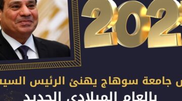 رئيس جامعة سوهاج يهنئ الرئيس السيسي بالعام الميلادي الجديد – الجريدة